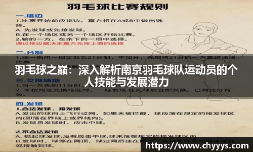 羽毛球之巅：深入解析南京羽毛球队运动员的个人技能与发展潜力